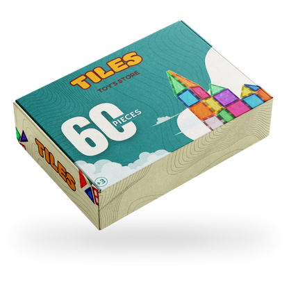 TILES – Jeu de construction magnétique 3D pour enfants (Set créatif)